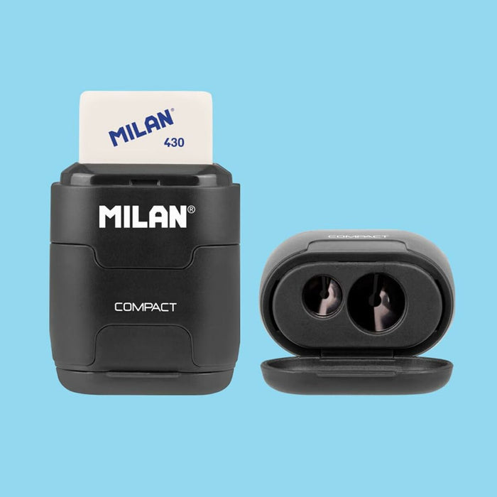 Острилка Milan compactserie especial shadow Черен Естествен каучук