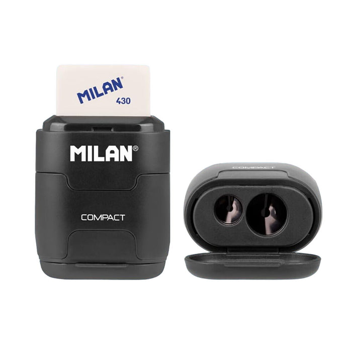 Острилка Milan compactserie especial shadow Черен Естествен каучук