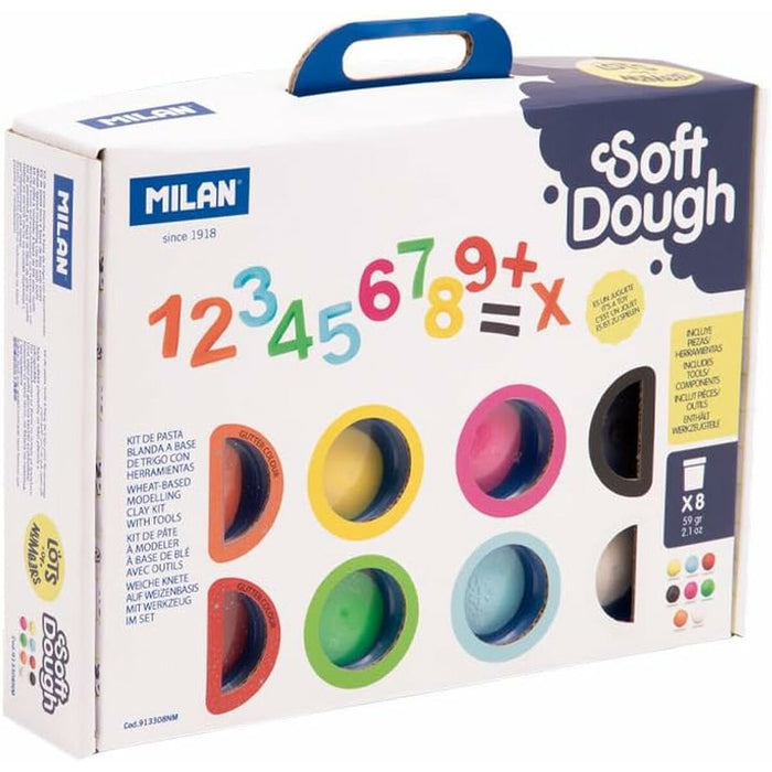 Моделираща паста Milan Soft Dough Lots of Numvers