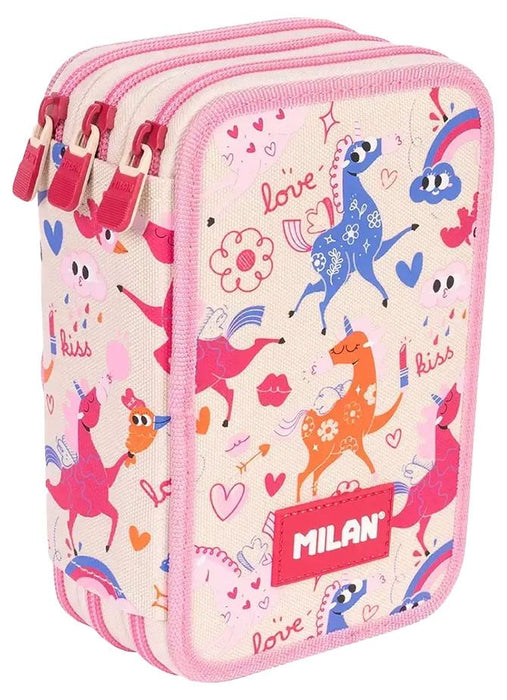 Несесер с пособия Milan Flowicorn - Бежов, 3 ципа