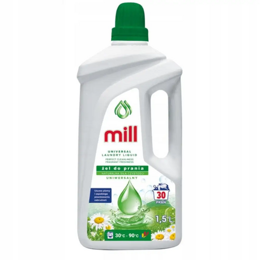 MILL Универсален гел за пране 1.5 л (опаковка от 8 броя)