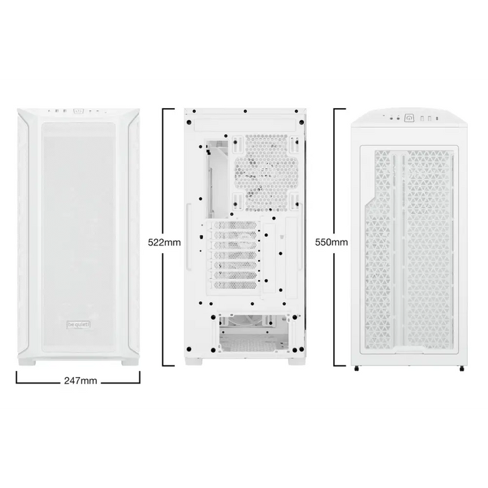 мълчи! Shadow Base 800 FX White Midi Tower