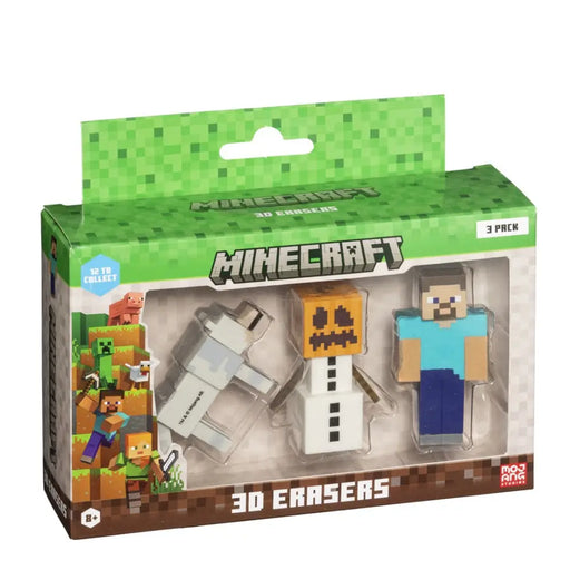 MINECRAFT 3D ГУМИЧКИ - 3 ПАКЕТ ВЕР.Б