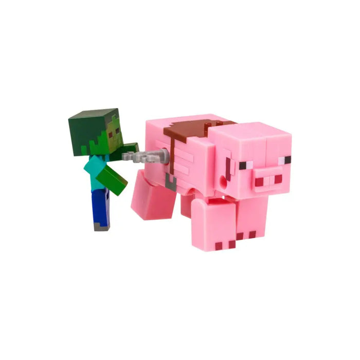 MINECRAFT S2 3D НАВИВАЩА СЕ ИГРАЧКА - БЕБЕ ЗОМБИ И ПРАСЕ