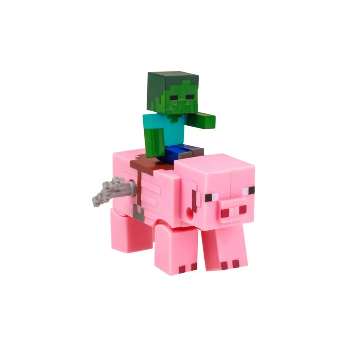 MINECRAFT S2 3D НАВИВАЩА СЕ ИГРАЧКА - БЕБЕ ЗОМБИ И ПРАСЕ