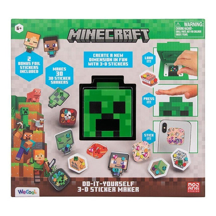 WeCool Minecraft 3D Стикер Машина