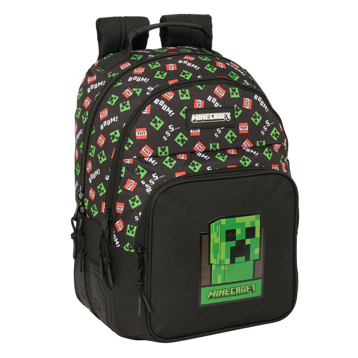 Училищна чанта Minecraft Черен 32 x 42 x 15 cm