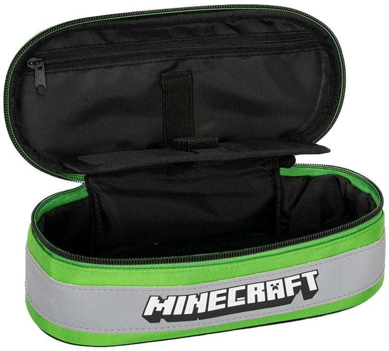 Ученически овален несесер Minecraft Jolly - 1 цип