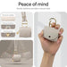Мини чанта Spigen Cyrill за AirPods 4 - бежова