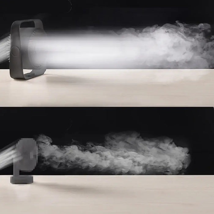 MINI DESK FAN SMALL USB C FAN 3600 mAh - черен