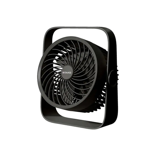 MINI DESK FAN SMALL USB C FAN 3600 mAh - черен