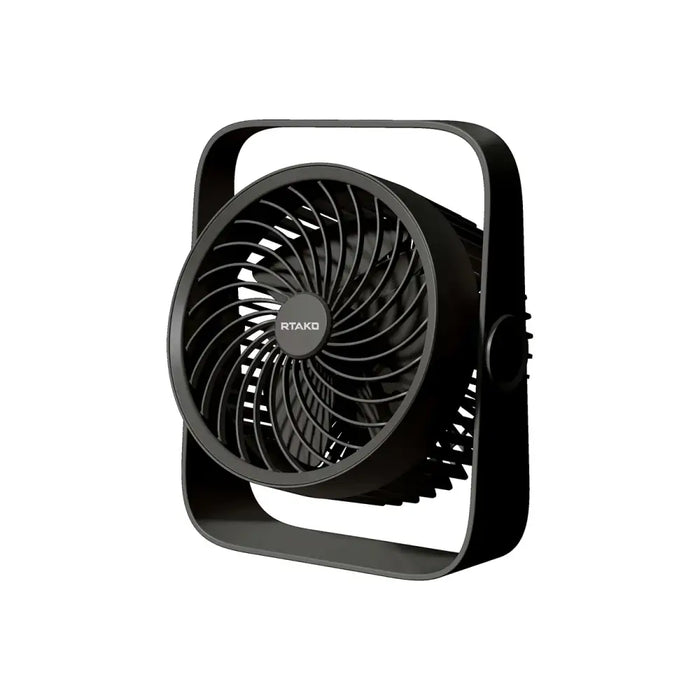 MINI DESK FAN SMALL USB C FAN 3600 mAh - черен