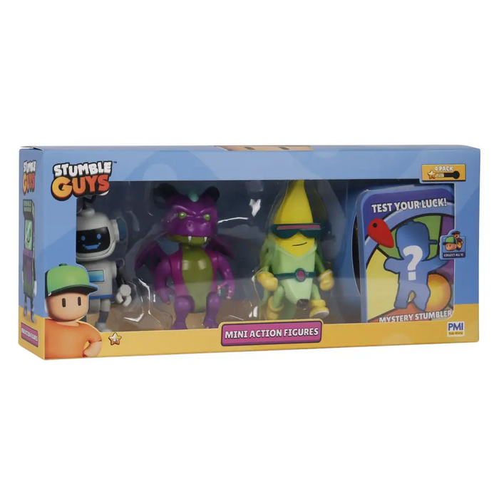 МИНИ ЕКШЪН ФИГУРКИ STUMBLE GUYS S2 - 4 ПАКЕТ ВЕР.Б