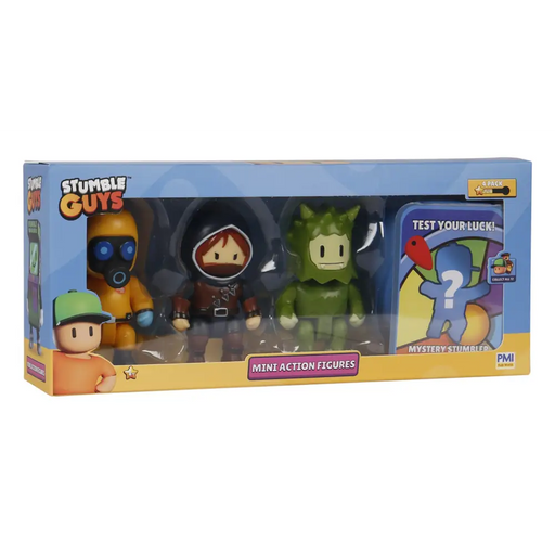 МИНИ ЕКШЪН ФИГУРКИ STUMBLE GUYS S2 - 4 ПАКЕТ ВЕР.A