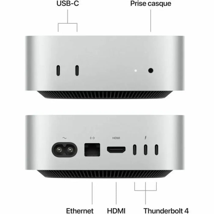 Мини компютър Apple Mac mini (2024) Apple M4 chip 512 GB M4
