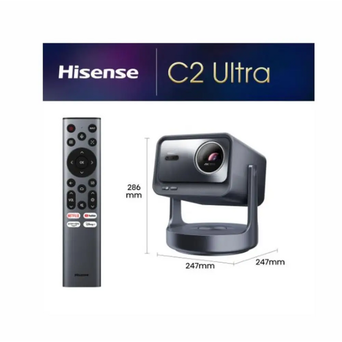 Мини лазерен проектор Hisense C2 Ultra Smart 4K Ultra HD