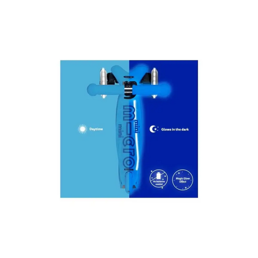 Mini Micro Deluxe Glow LED Plus Glacier Aqua скутер