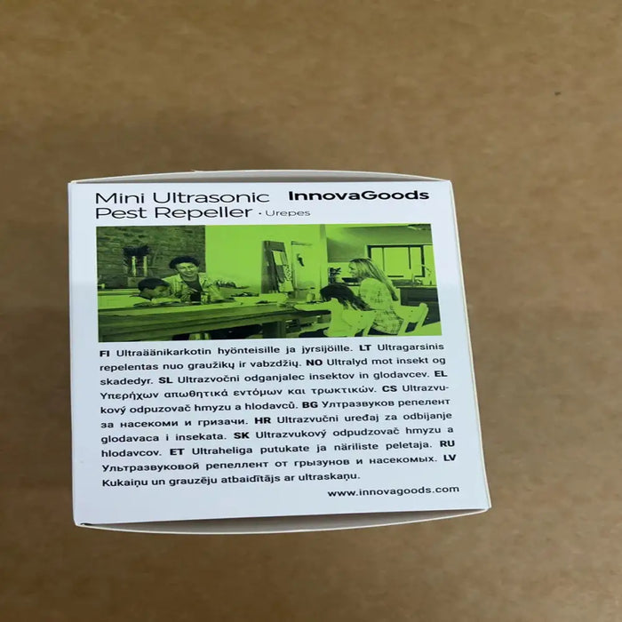 Мини Ултразвуков Репелент за Насекоми и Гризачи InnovaGoods