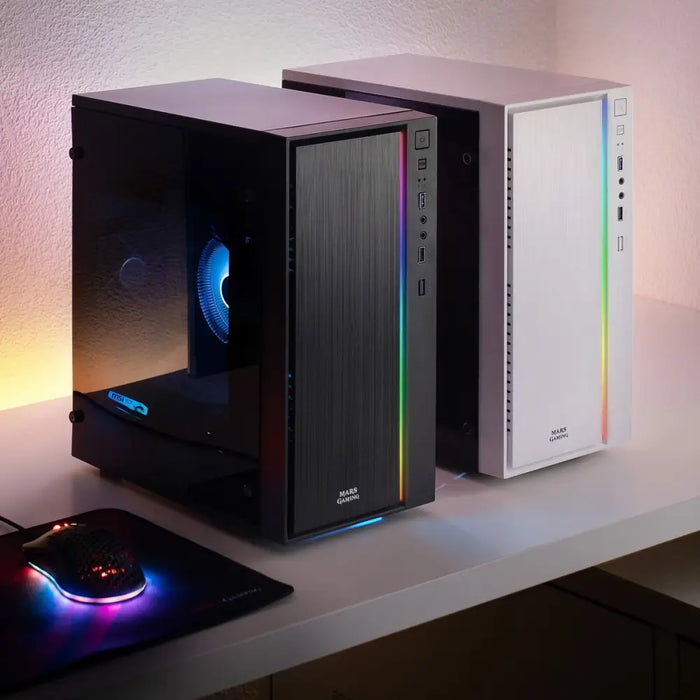 мини висока кутия ATX / ITX Mars Gaming MCM Черен