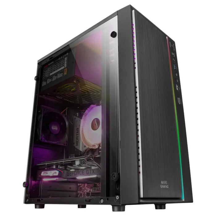 мини висока кутия ATX / ITX Mars Gaming MCM Черен