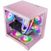 мини висока кутия ATX / ITX Mars Gaming MCVIEW2P Розов