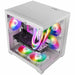 мини висока кутия ATX / ITX Mars Gaming MCVIEW2W Бял
