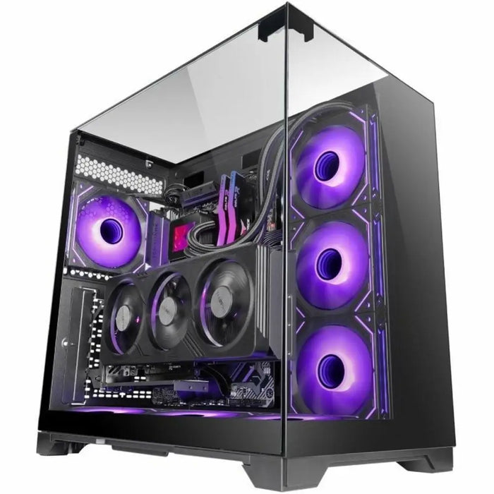 мини висока кутия ATX / ITX Mars Gaming MCVISION Черен