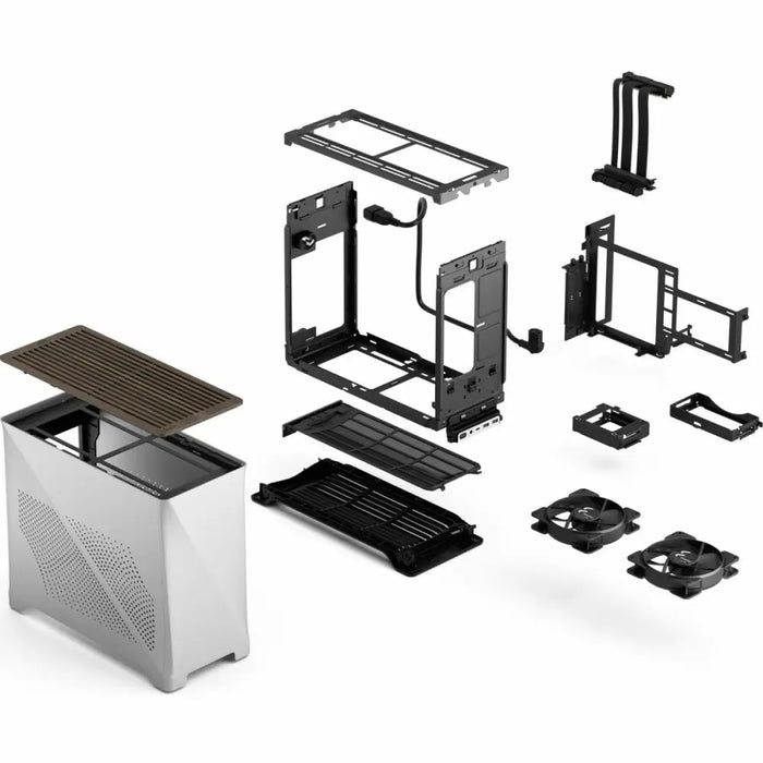 мини висока кутия ATX / ITX Fractal Design Era 2 Сребрист