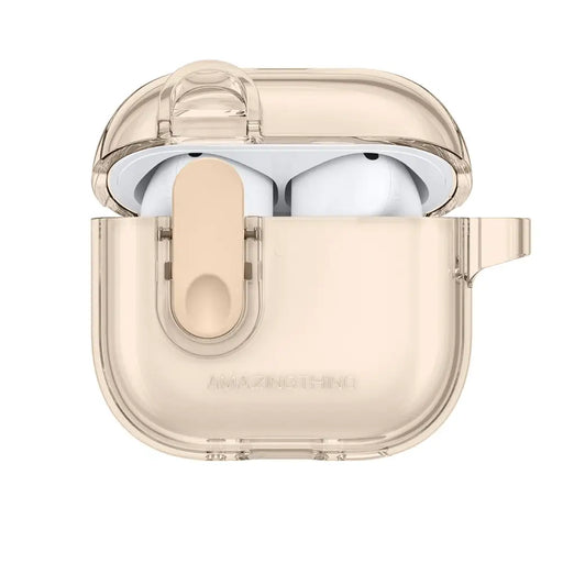 Минимален калъф AmazingThing за AirPods 4 – Desert