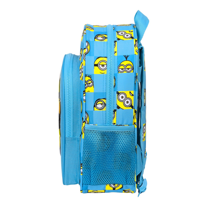 Училищна чанта Minions Minionstatic Син 26 x 34 x 11 cm