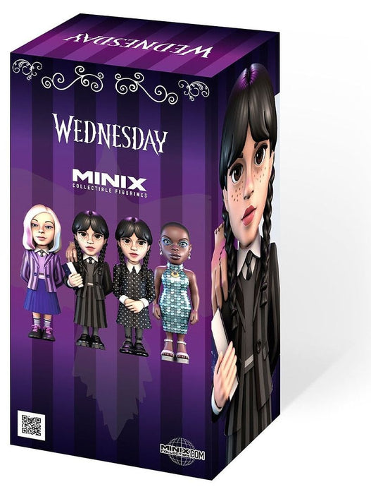 Колекционерска фигурка Minix - Wednesday Addams с Нещото, 12 cm