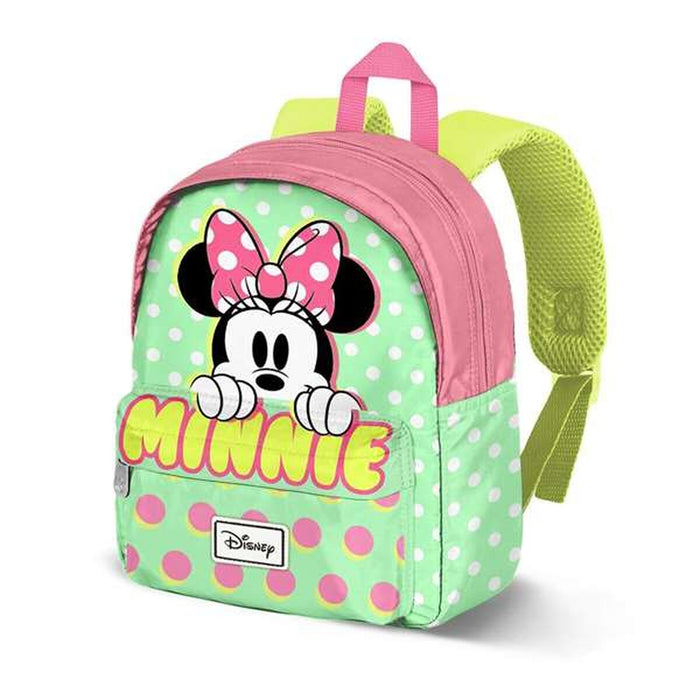 Училищна чанта Minnie Mouse Зелен 27 x 22 x 10 cm