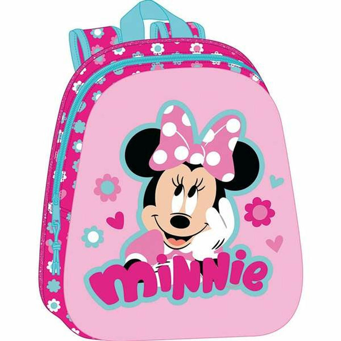 Училищна чанта Minnie Mouse Розов 27 x 33 x 10 cm