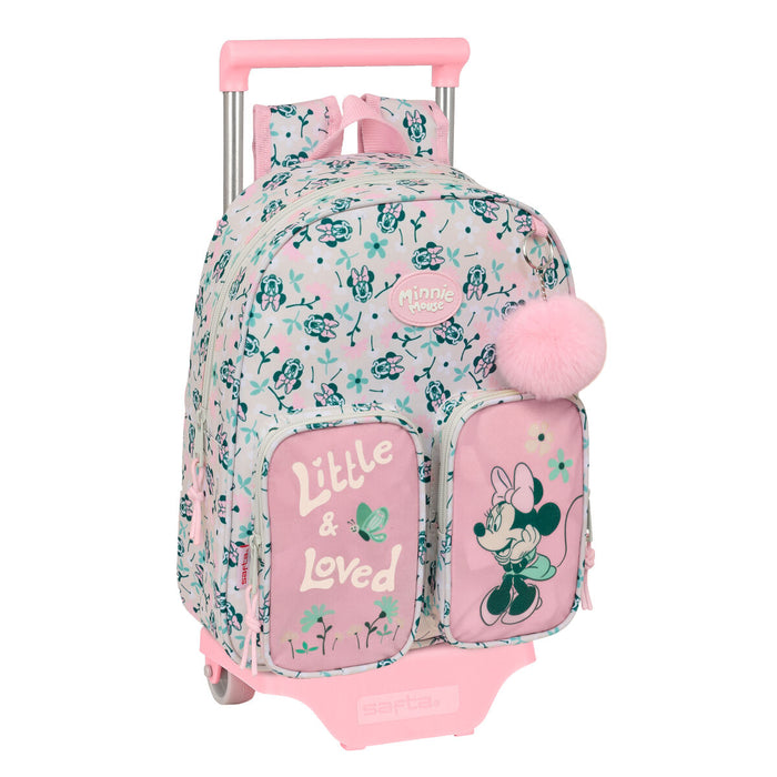 Училищна чанта Minnie Mouse Minty Розов 28 x 34 x 10 cm