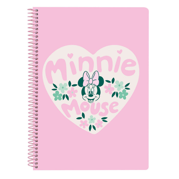 Папка с пръстени Minnie Mouse Minty Розов 15.5 x 22 x 1 cm