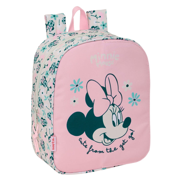 Училищна чанта Minnie Mouse Minty Розов 22 x 27 x 10 cm