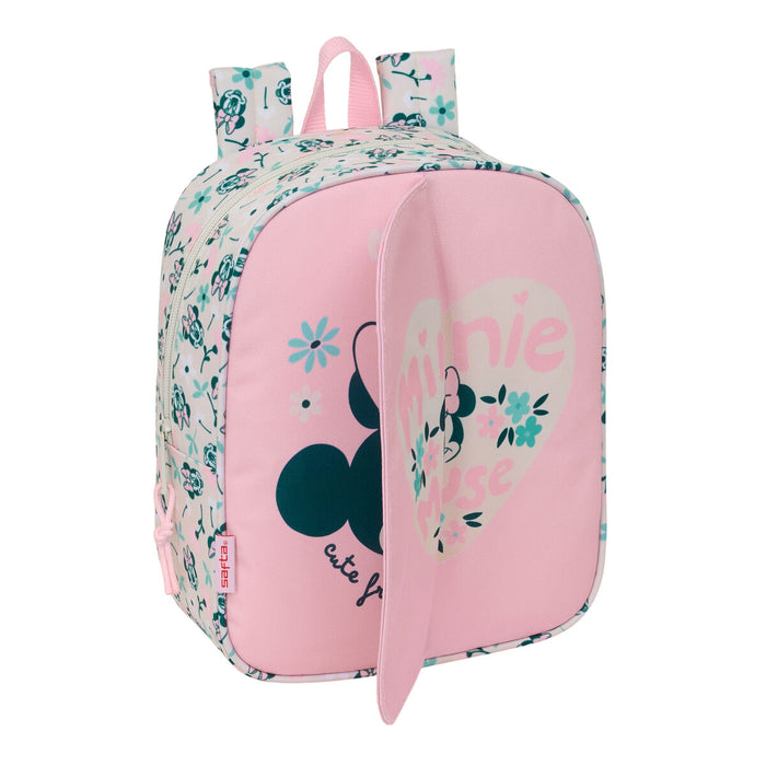 Училищна чанта Minnie Mouse Minty Розов 22 x 27 x 10 cm