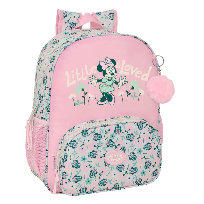 Училищна чанта Minnie Mouse Minty Розов 32 x 38 x 12 cm