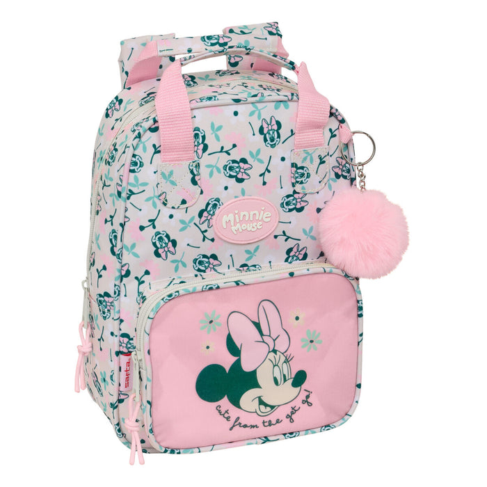 Училищна чанта Minnie Mouse Minty Розов 20 x 28 x 8 cm