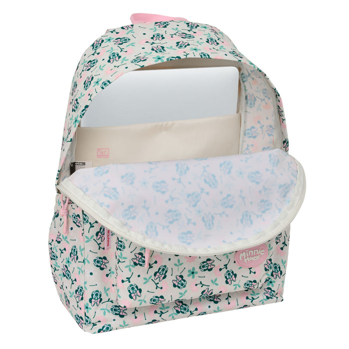 Училищна чанта Minnie Mouse Minty Розов 31 x 43 x 13 cm