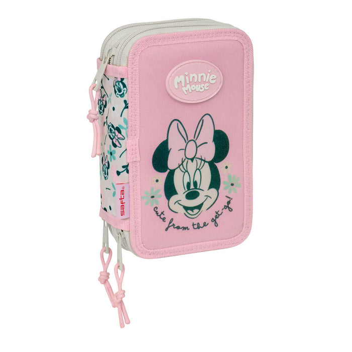 Пътническа Чанта Minnie Mouse Minty Розов 12,5 x 19,5 x 5,5 cm 37 Части
