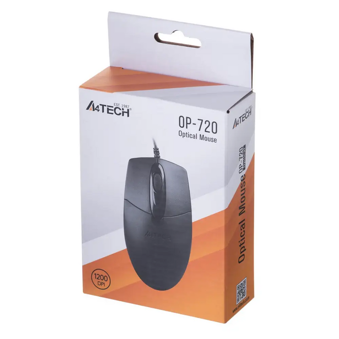 Мишка A4Tech OP-720 USB Type-A Optical 800 DPI