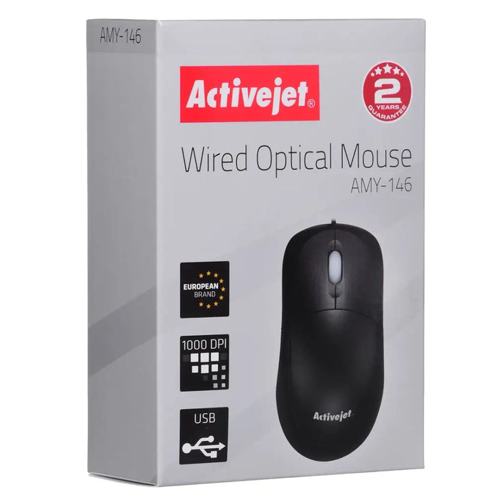 Мишка Activejet AMY-146 кабелна оптична USB