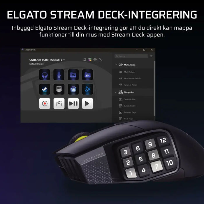 Мишка Corsair CH-9314014-WW Черен