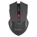МИШКА DEFENDER ACCURA MM-275 RF BLACK & RED ОПТИЧНА 1600DPI