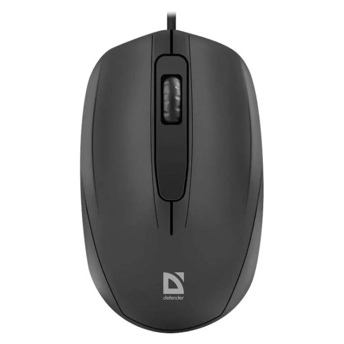 МИШКА DEFENDER ALPHA MB-507 ОПТИЧНА 1000dpi 3P ЧЕРНА ТИХ