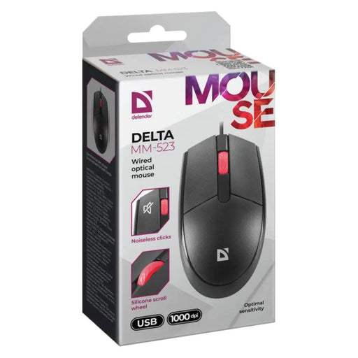 МИШКА DEFENDER DELTA MM-523 CZARNA OPTICAL