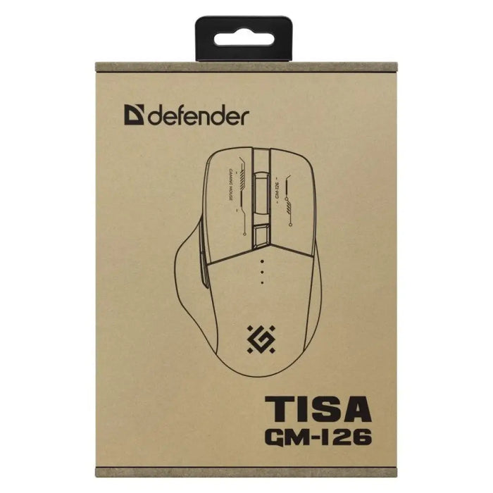 МИШКА DEFENDER GM-126 TISA RF + BT OPTIC 1600dpi 6P БЯЛА