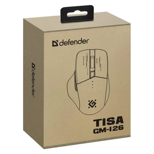МИШКА DEFENDER GM-126 TISA RF + BT OPTIC 1600dpi 6P БЯЛА