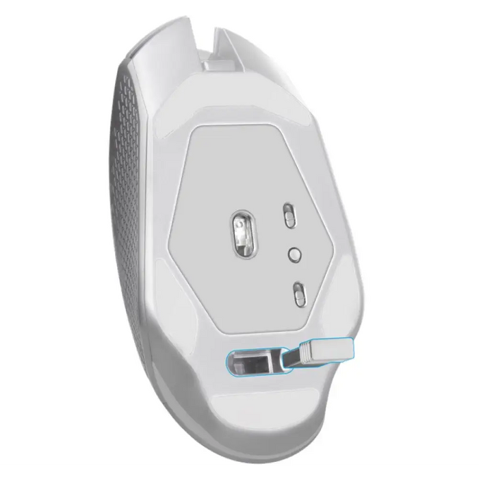 МИШКА DEFENDER GM-514 GLORY OPTIC RF RGB 3200dpi 7P БЯЛА